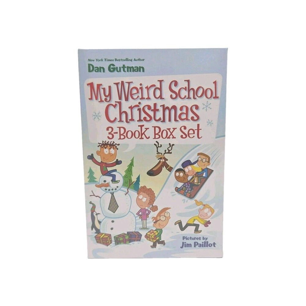 My Weird School Christmas 3-Book Box Set Dan Gutman Holiday NEW Harper Collins